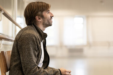 Aleix Martinez in Äther Rehearsal